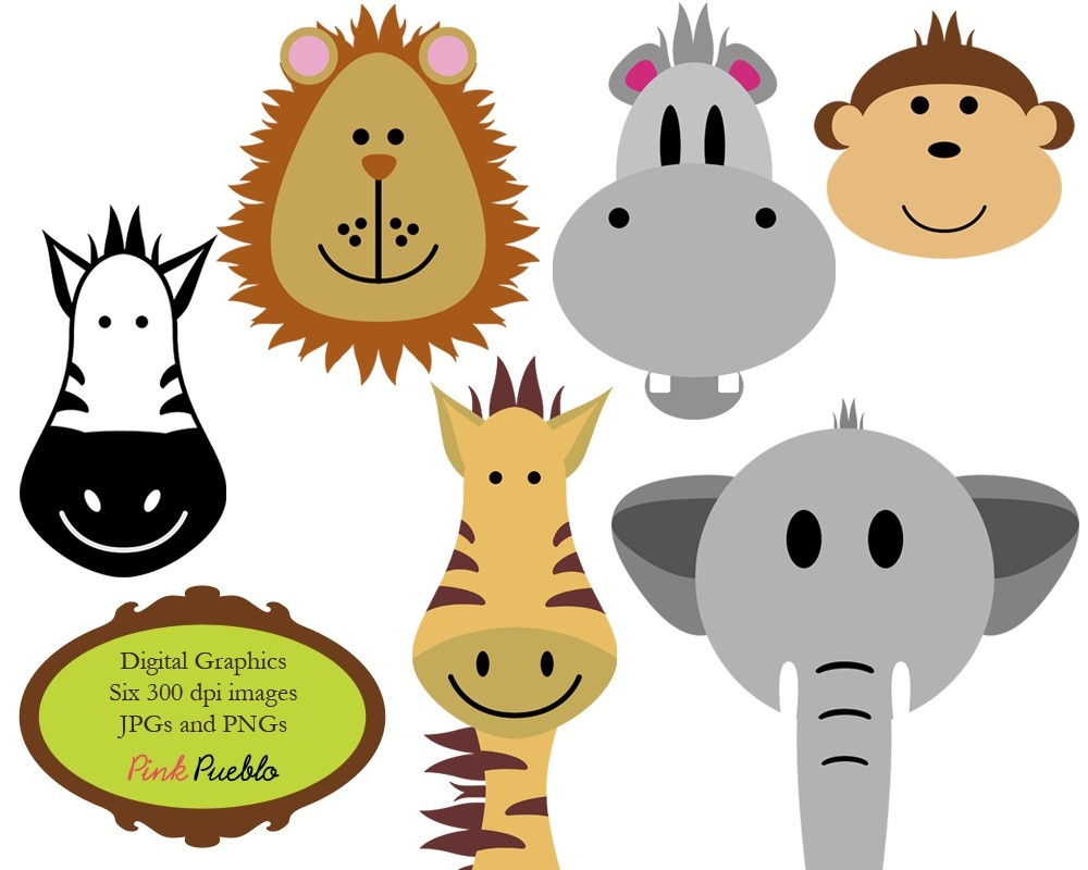 Free Baby Jungle Animals Clipart, Download Free Clip Art, Free Clip - Free Printable Baby Jungle Animal Clipart