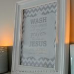 Free Bathroom Printable   Kristen Hewitt   Wash Your Hands And Say Your Prayers Free Printable