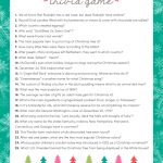 Free Christmas Trivia Game | Lil' Luna   Free Printable Christmas Games And Puzzles