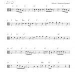 Free Christmas Viola Sheet Music   Go, Tell It On The Mountain   Viola Sheet Music Free Printable