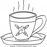 Free Coloring S Of Teacup Tea Cup Coloring Page In Uncategorized   Free Printable Tea Cup Coloring Pages