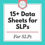 Free Data Sheets Round Up | Speechy Musings   Free Printable Data Sheets