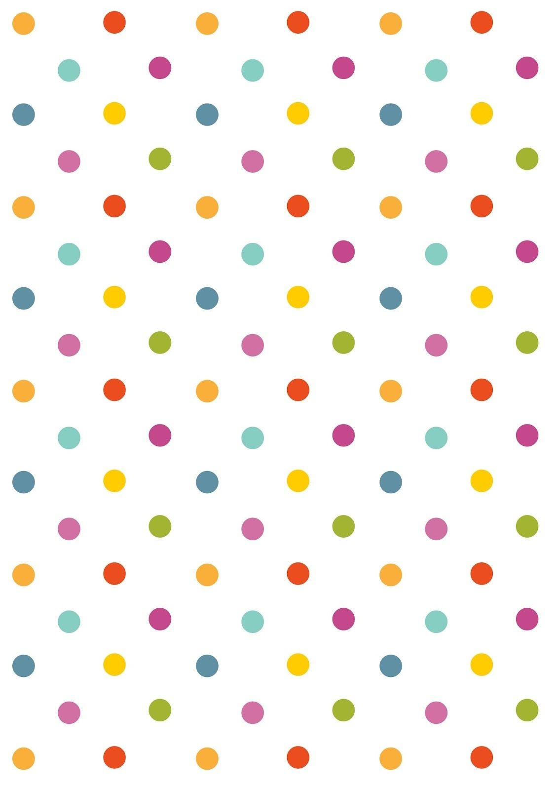 Free Digital Polka Dot Scrapbooking Paper - Ausdruckbares - Free Printable Pink Polka Dot Paper