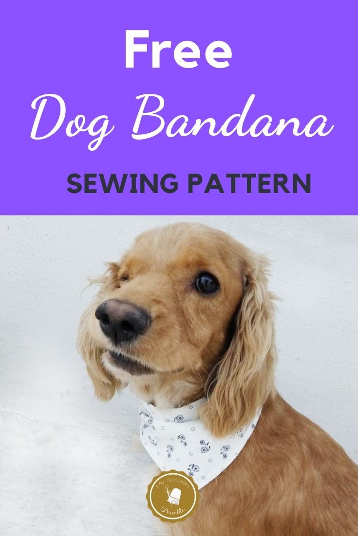 Free Dog Bandana Pattern Diy: For All Sizes! | Dog Pattern | Dog - Free Printable Sewing Patterns For Dog Clothes