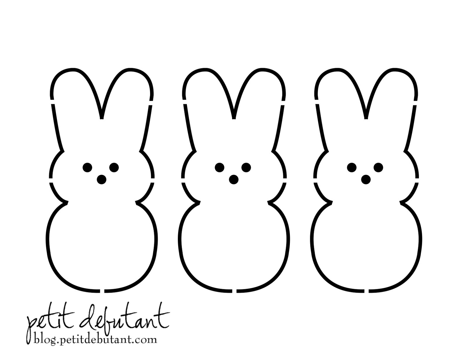Free Easter Bunny Templates Printables – Hd Easter Images - Free Printable Bunny Templates
