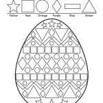 Free Easter Egg Shapes Worksheet & Coloring Page | Adventures   Free Printable Easter Worksheets For 3Rd Grade