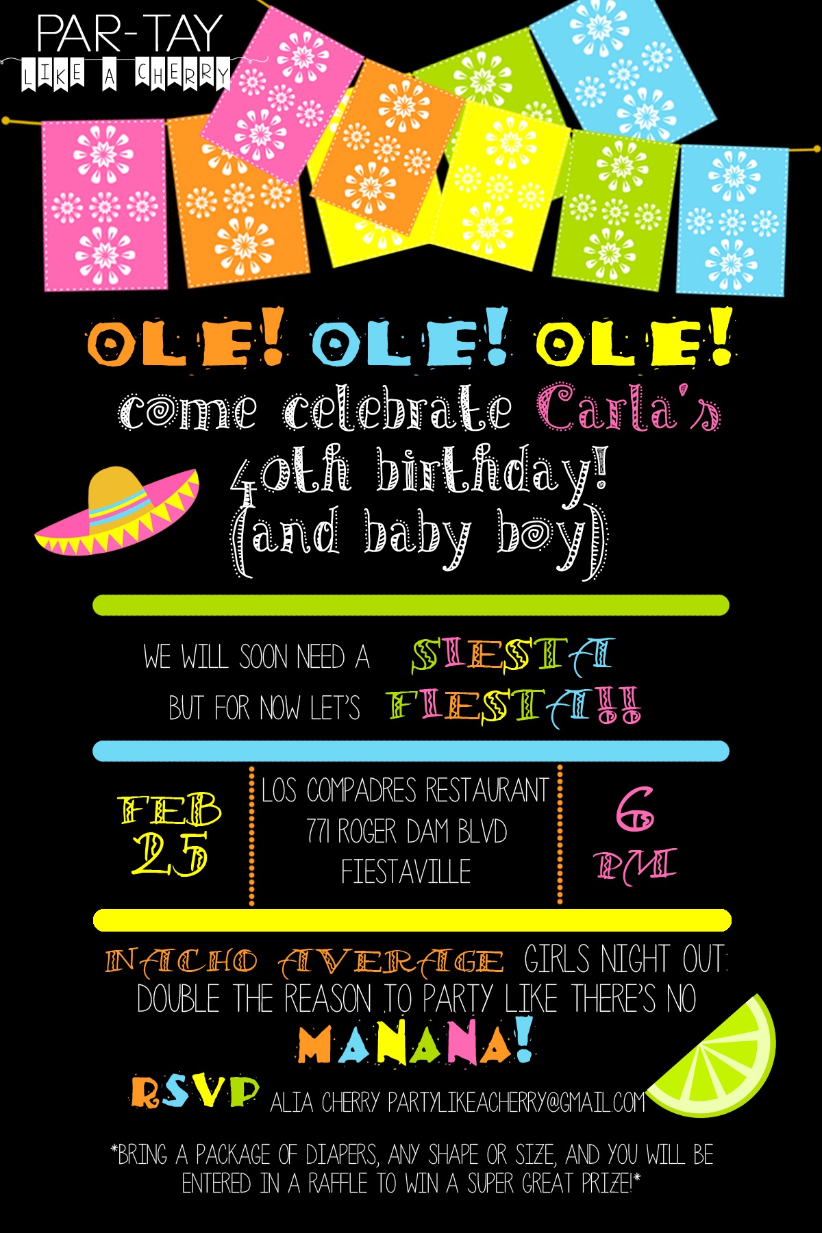 Free Printable Fiesta Invitations Free Printable