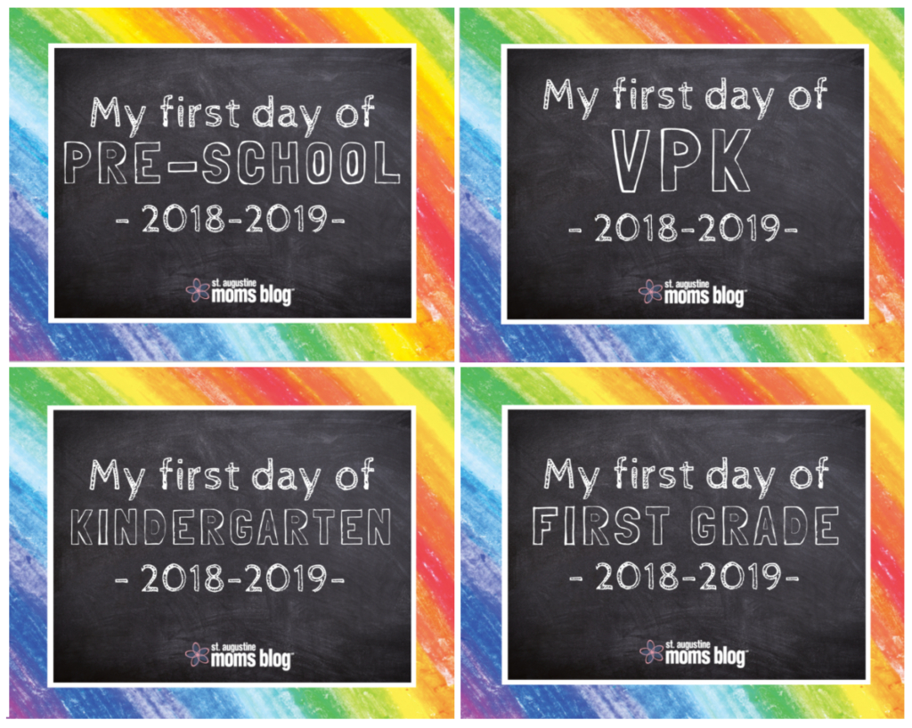 Free First &amp;amp; Last Day Of School Printables - My First Day Of Kindergarten Free Printable
