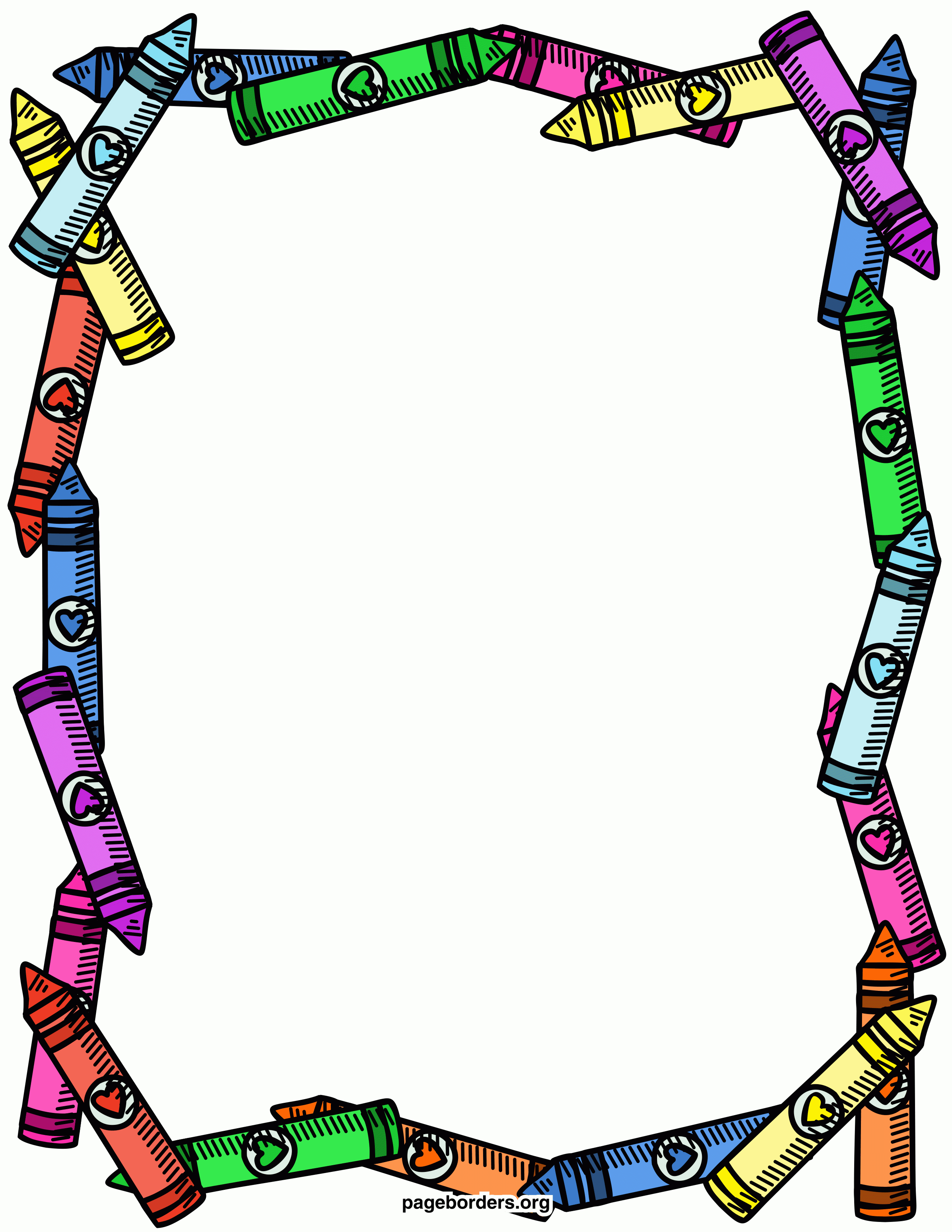 Free Free Colorful Borders, Download Free Clip Art, Free Clip Art On - Free Printable Page Borders