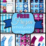 Free Frozen Birthday Party Printables   Frozen Happy Birthday Banner Free Printable