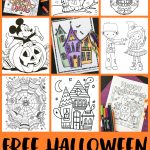 Free Halloween Coloring Pages For Adults & Kids   Happiness Is Homemade   Free Printable Halloween Coloring Pages