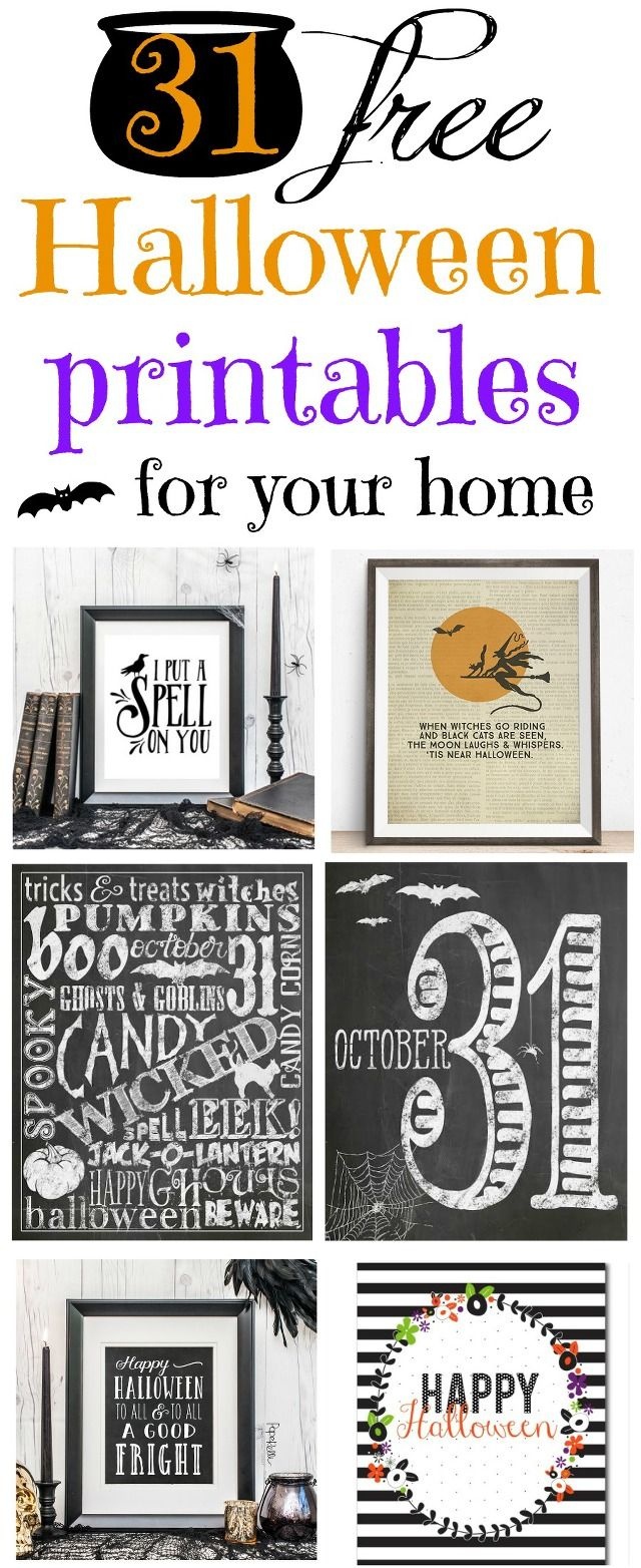 Free Halloween Printables | Crafts | Halloween, Printable Halloween - Free Printable Halloween Decorations