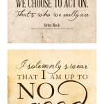 Free Harry Potter Quotes Printables   Free Harry Potter Printable Signs