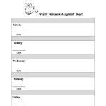 Free Homework Assignment Sheet Template Cakepins | Reading   Free Printable Homework Assignment Sheets