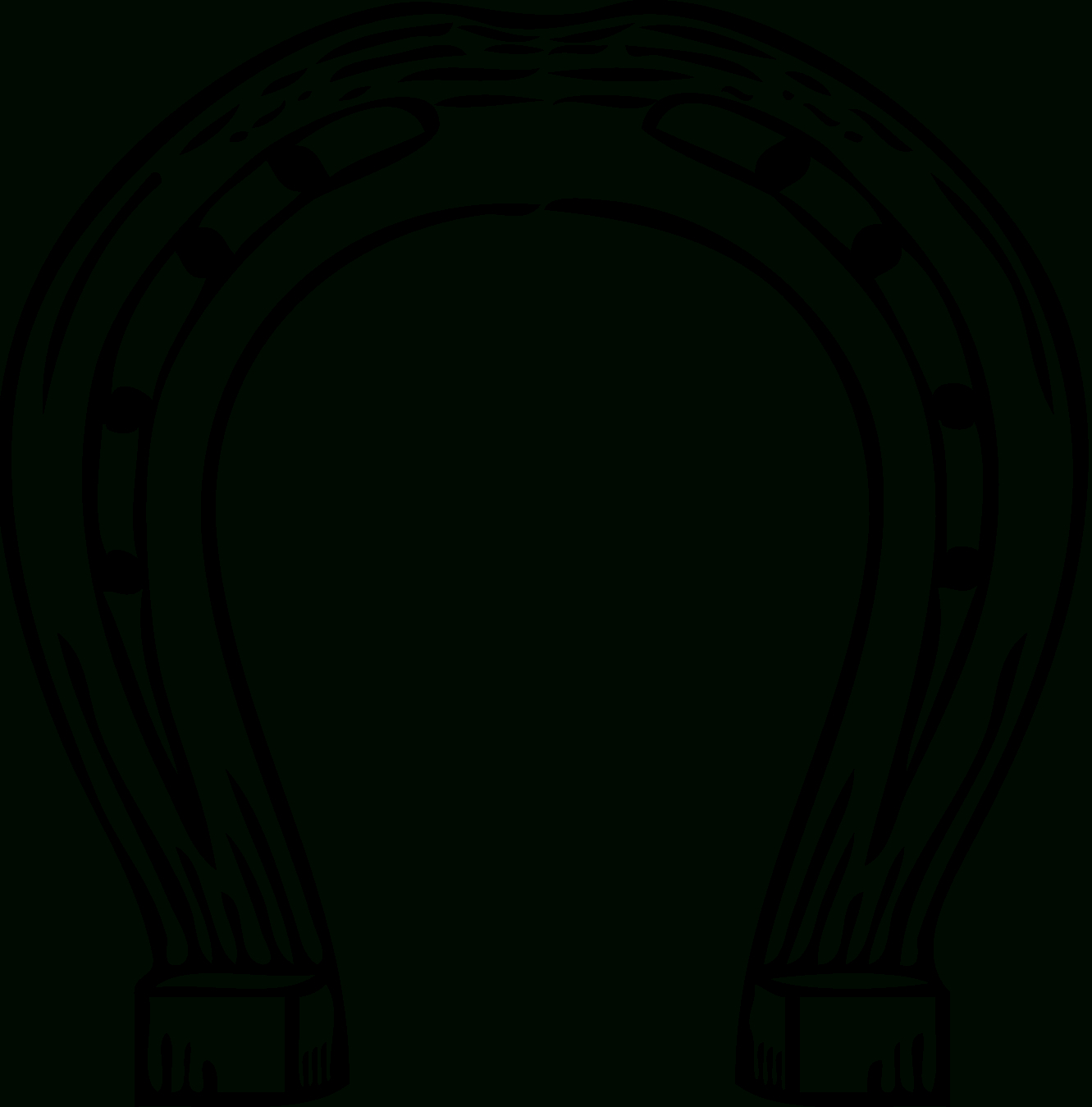 Free Horseshoe Template, Download Free Clip Art, Free Clip Art On - Free Printable Horseshoe Coloring Pages