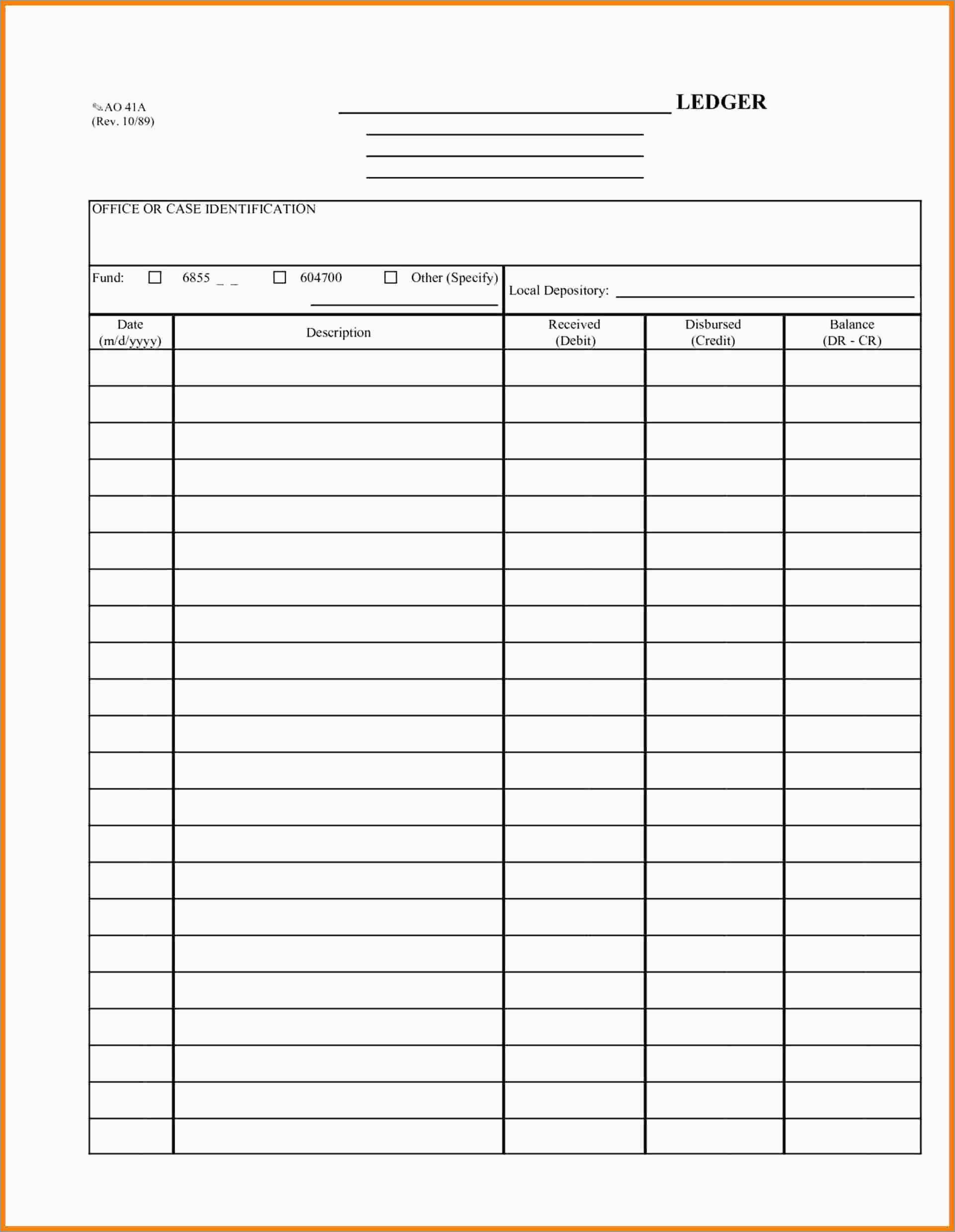 Ledger Accounting