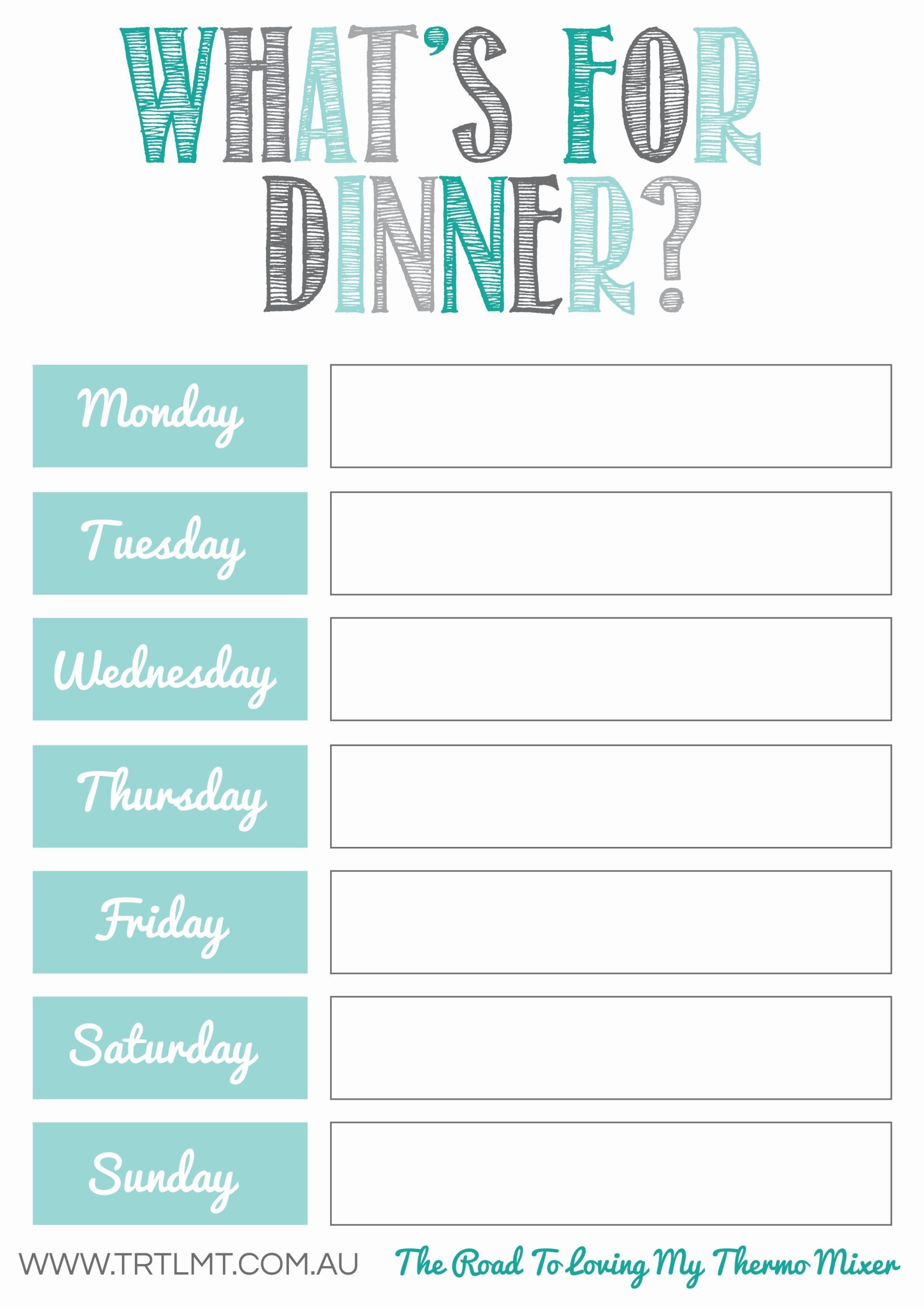 Free Meal Planning Printables … | Planning Life | Meal … - Free Printable Menu