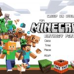 Free Minecraft Birthday Invitation Printable!!!! | Craftysusanita   Free Printable Minecraft Invitations