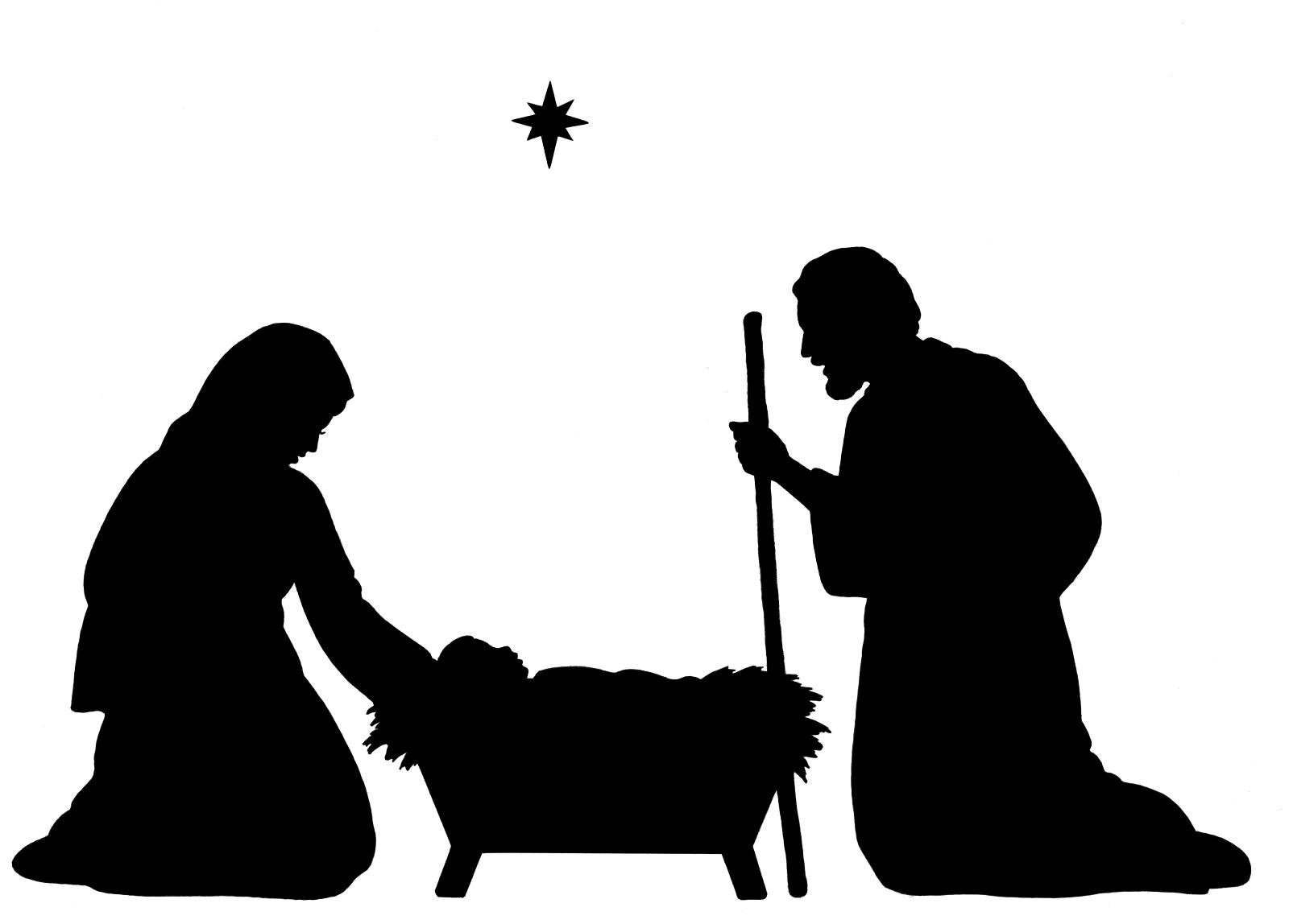 Free Printable Nativity Silhouette Free Printable