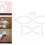 Free Paper Bow Template   Kaza.psstech.co   Free Bow Tie Template Printable