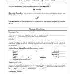 Free Personal Loan Agreement Form Template   $1000 Approved In 2   Free Printable Personal Loan Forms