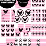 Free Pink Minnie Mouse Birthday Party Printables | Catch My Party   Free Printable Mickey Mouse Decorations