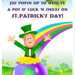 Free Printable A Pot Of Luck St Patrick's Greeting Card | Printable   Free Printable St Patrick's Day Card