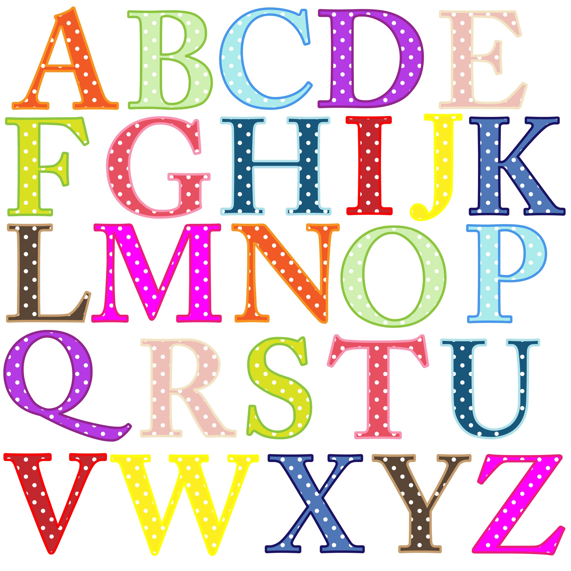 Free Printable Alphabet Cliparts, Download Free Clip Art, Free Clip - Free Printable Clip Art Letters