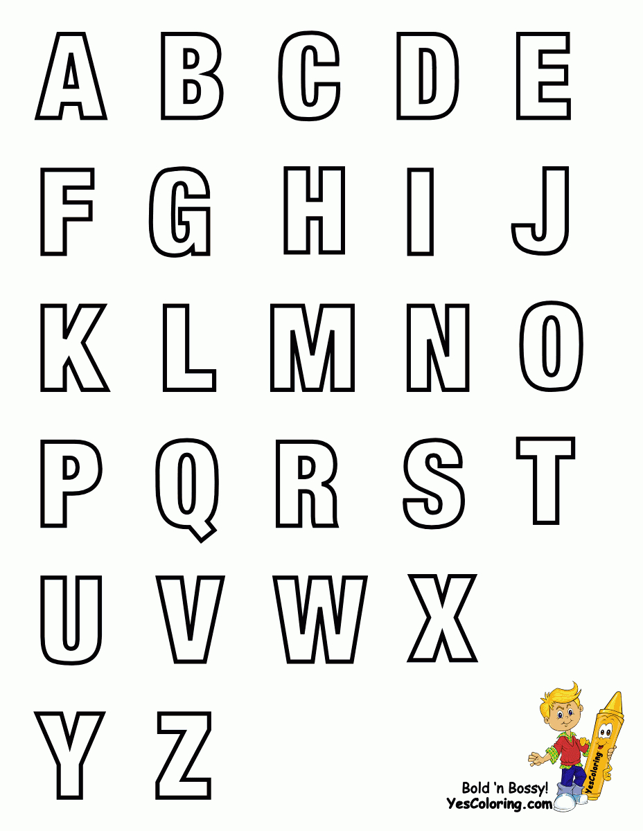Free Printable Alphabet Letters | Gplusnick - Free Printable Alphabet Letters