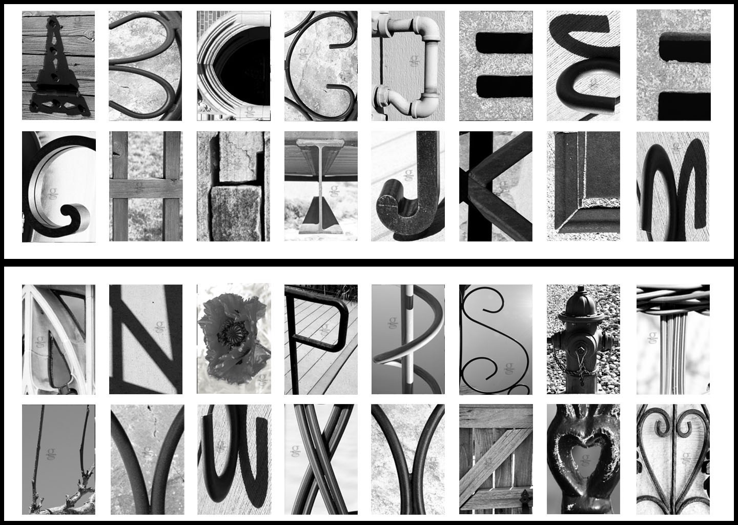 Free Printable Alphabet Photography Letters – Printall - Free Printable Alphabet Photography Letters