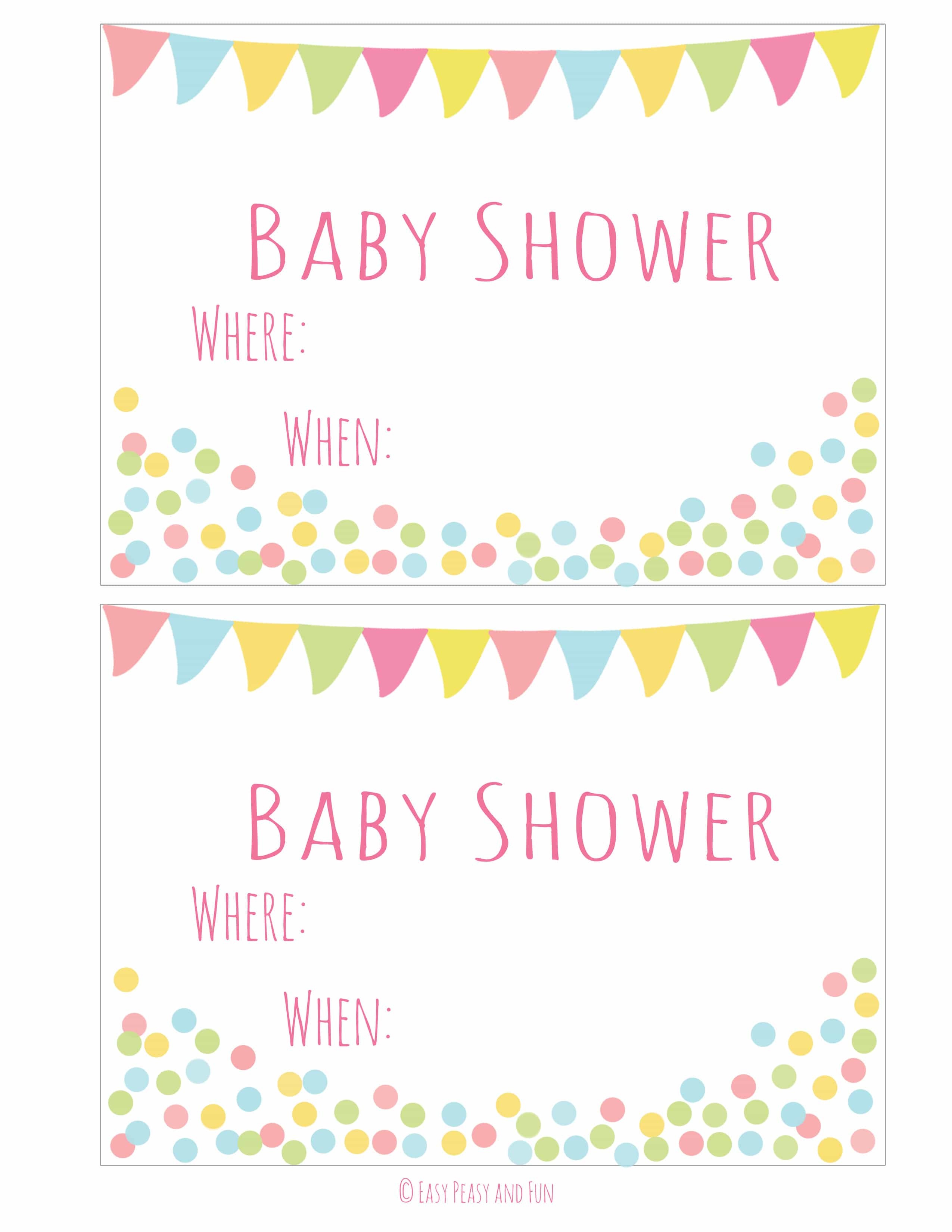 Free Printable Baby Sprinkle Invitations Free Printable