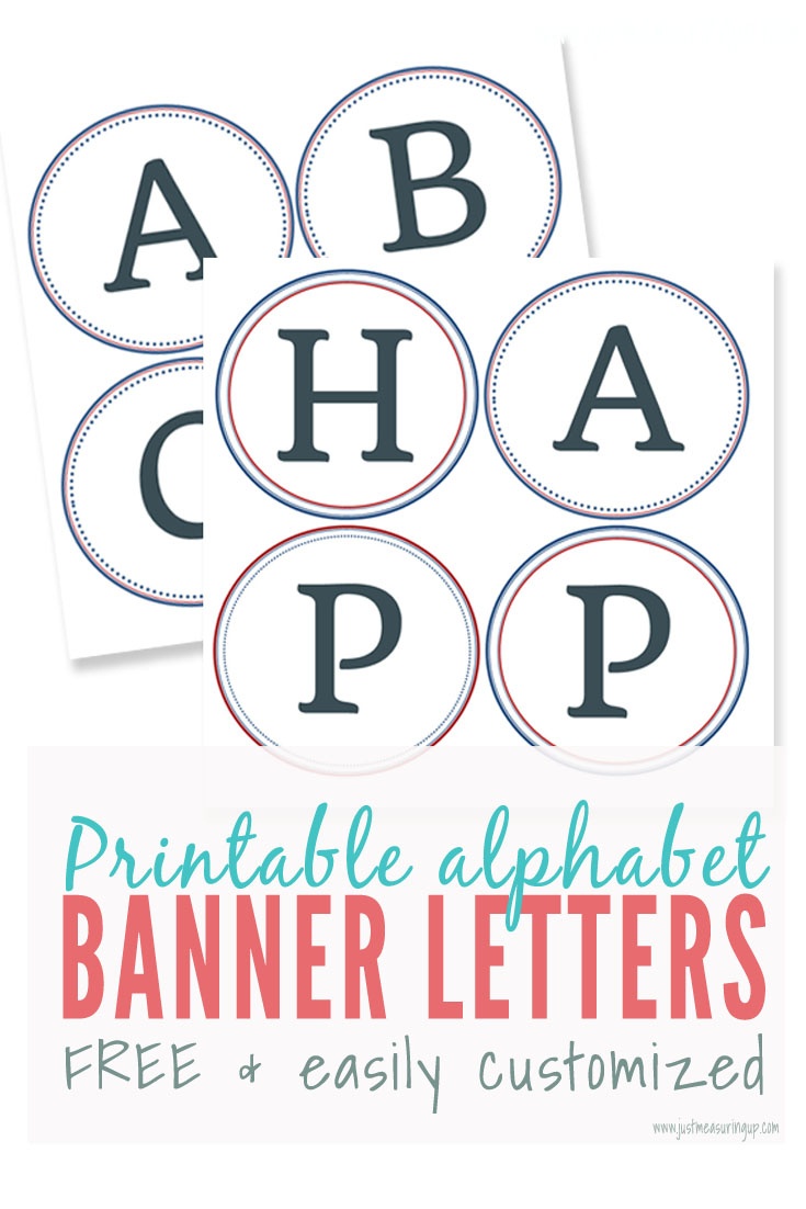 Free Printable Banner Letters | Make Easy Diy Banners And Signs - Free Printable Banner Letters