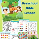 Free Printable Bible Lesson For Preschool Children. Teaching The   Free Printable Bible Crafts For Preschoolers