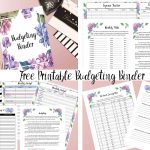 Free Printable Budgeting Binder: 15+ Pages!   Free Printable Budget Binder Worksheets