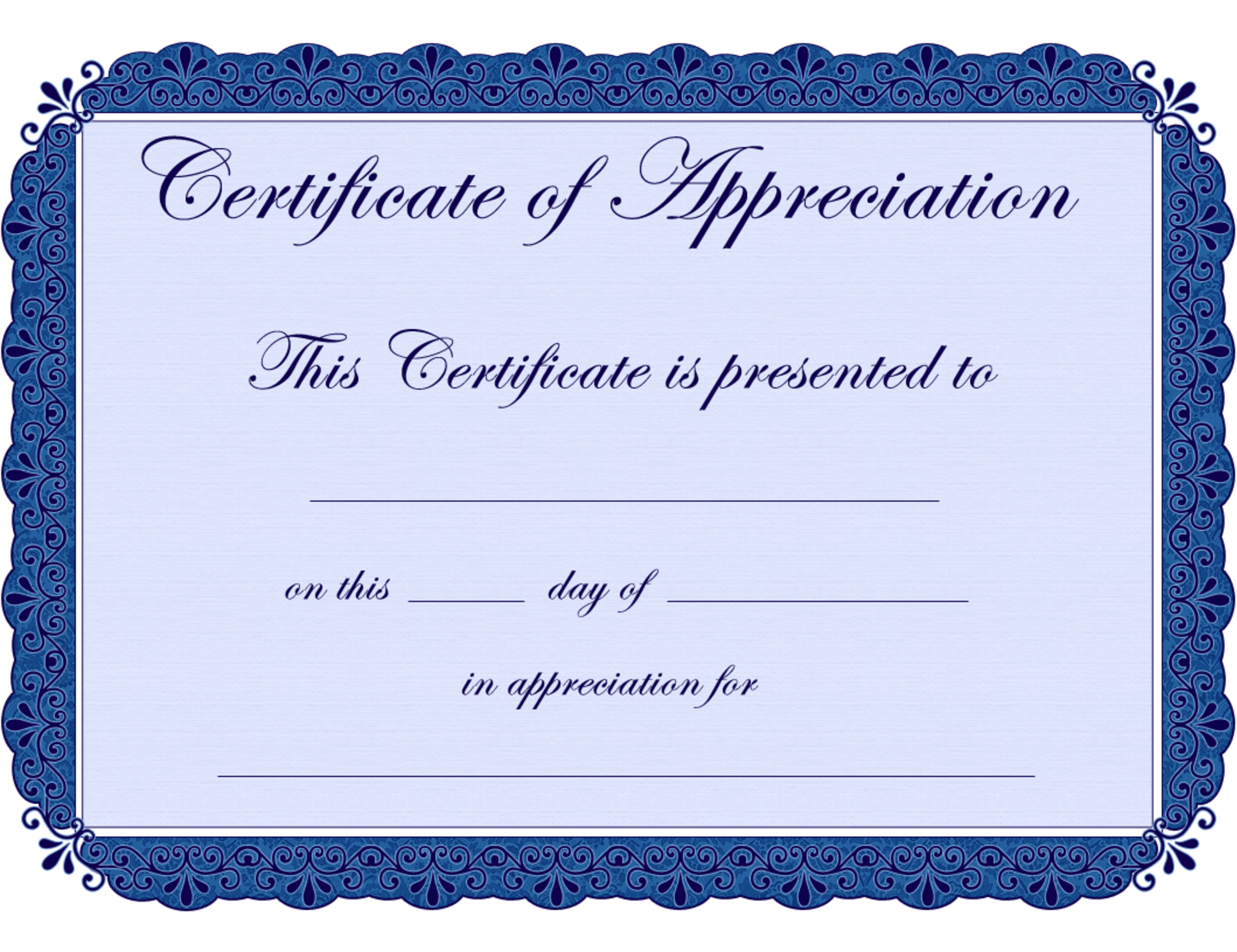 Free Printable Certificates Certificate Of Appreciation Certificate - Free Printable Certificates For Students