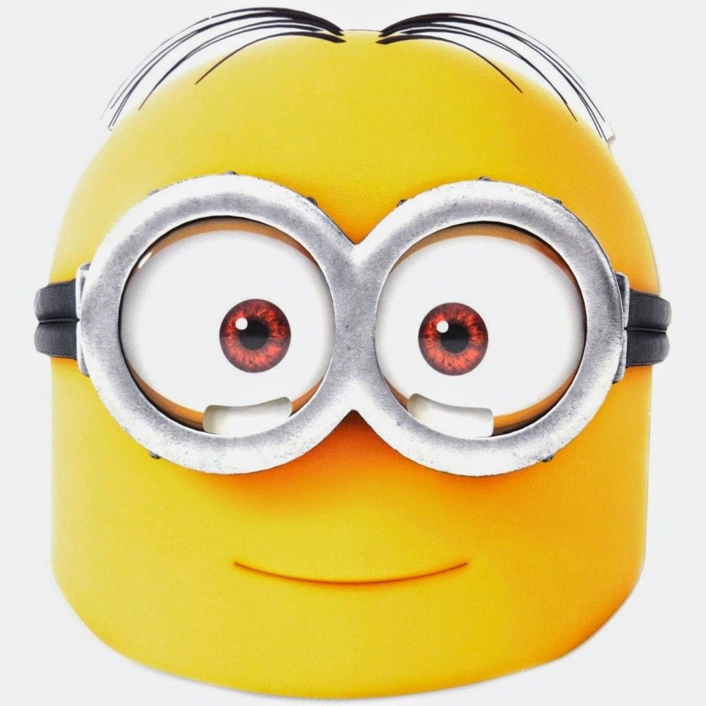 Free Printable Character Face Masks | Minion Party | Minion - Free Printable Face Masks