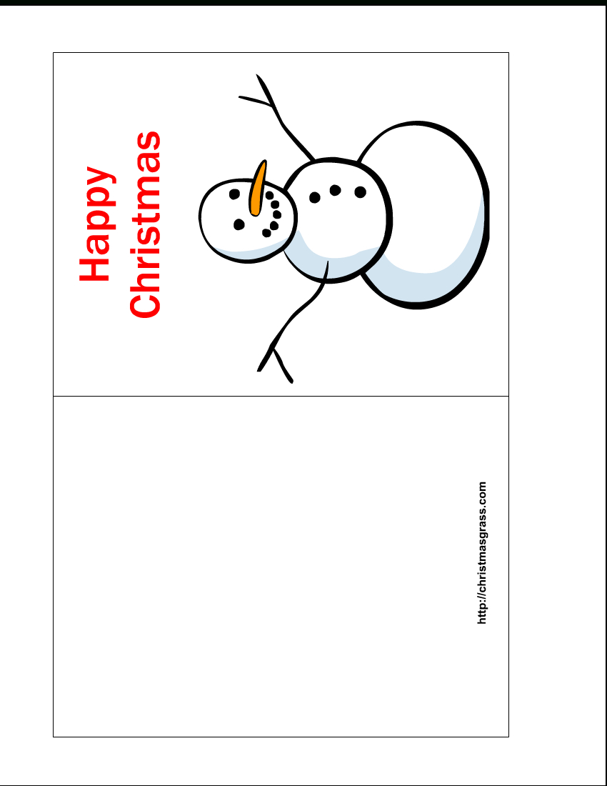 Free Printable Christmas Cards | Free Printable Happy Christmas Card - Free Printable Christmas Card Templates
