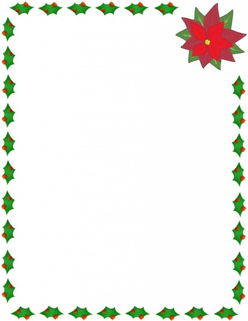 Free Printable Christmas Clipart Borders | Free Download Best Free - Free Printable Christmas Frames And Borders