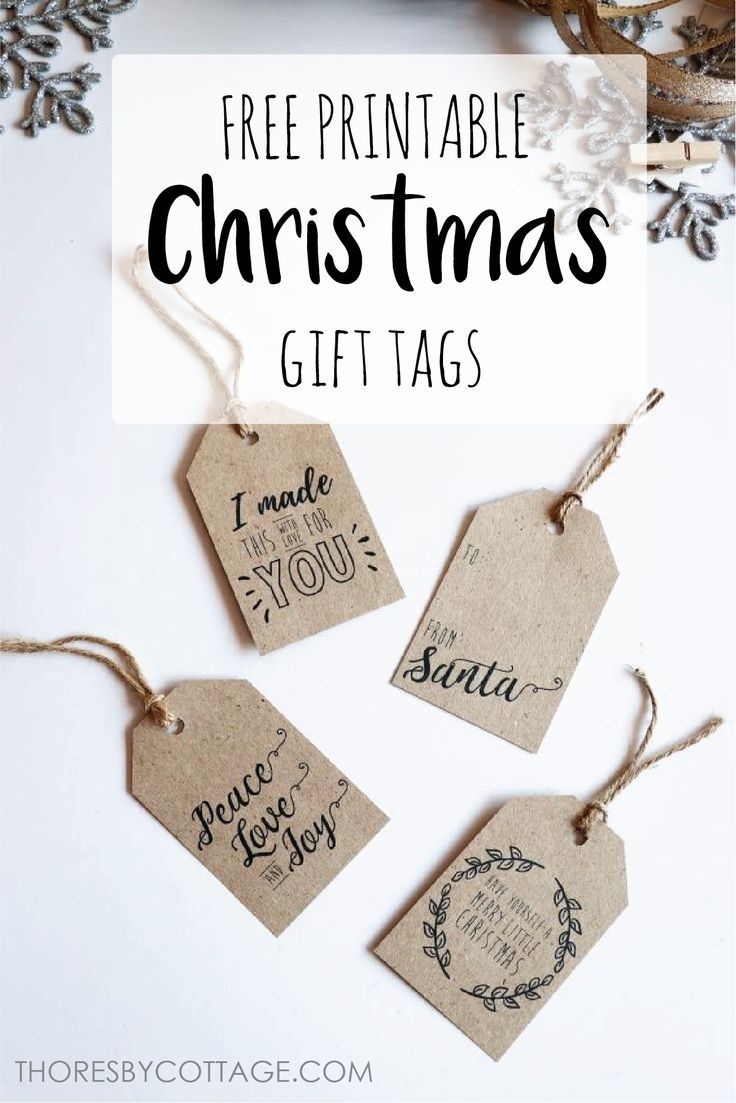 Free Printable Christmas Gift Tags | Free Printables | Free - Diy Gift Tags Free Printable