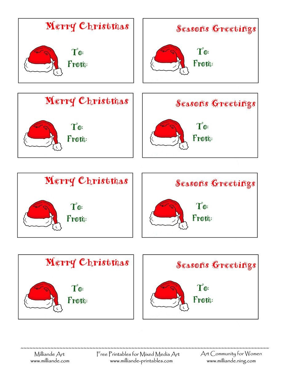 Free Printable Holiday Labels | Free Printable