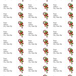 Free Printable Christmas Labels Templates | Christmas Address Labels   Free Printable Holiday Labels