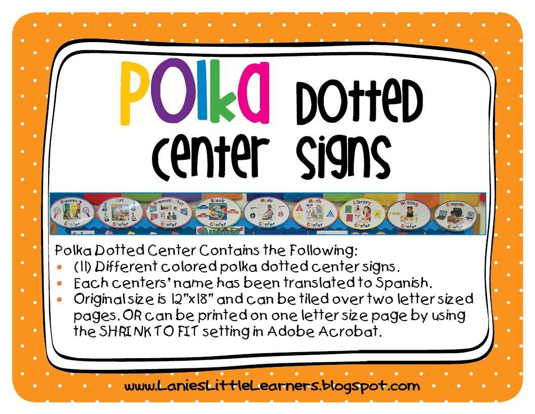 Free Printable Center Signs For Pre K Free Printable