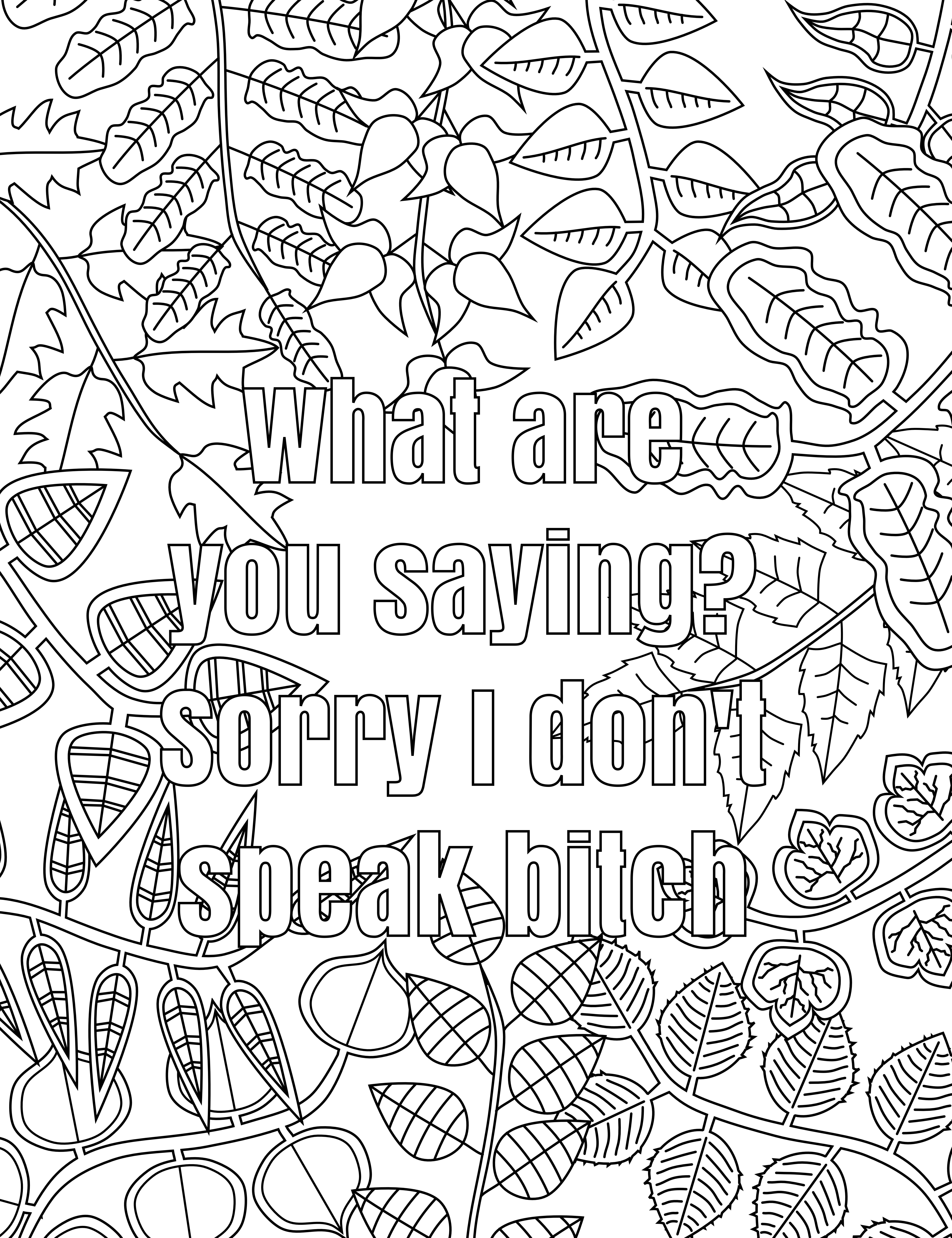 Free Printable Coloring Pages For Adults Only Swear Words Download - Free Printable Coloring Pages For Adults Swear Words