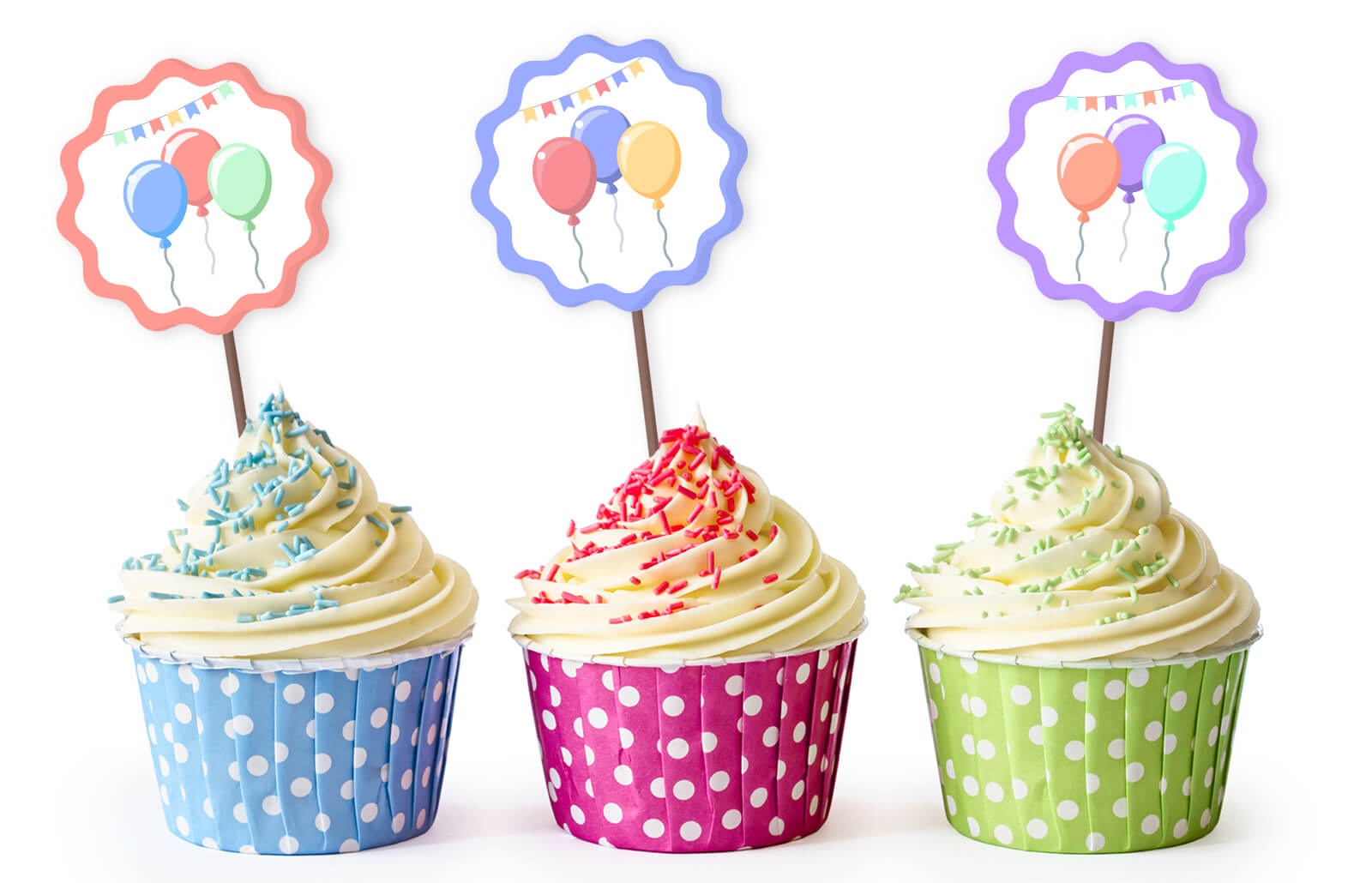 Free Printable Cupcake Toppers Lovetoknow Free Printable Cupcake