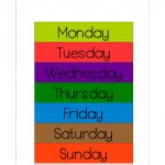 Free Printable Days Of The Week Workbook And Poster | The Resources   Free Printable Days Of The Week