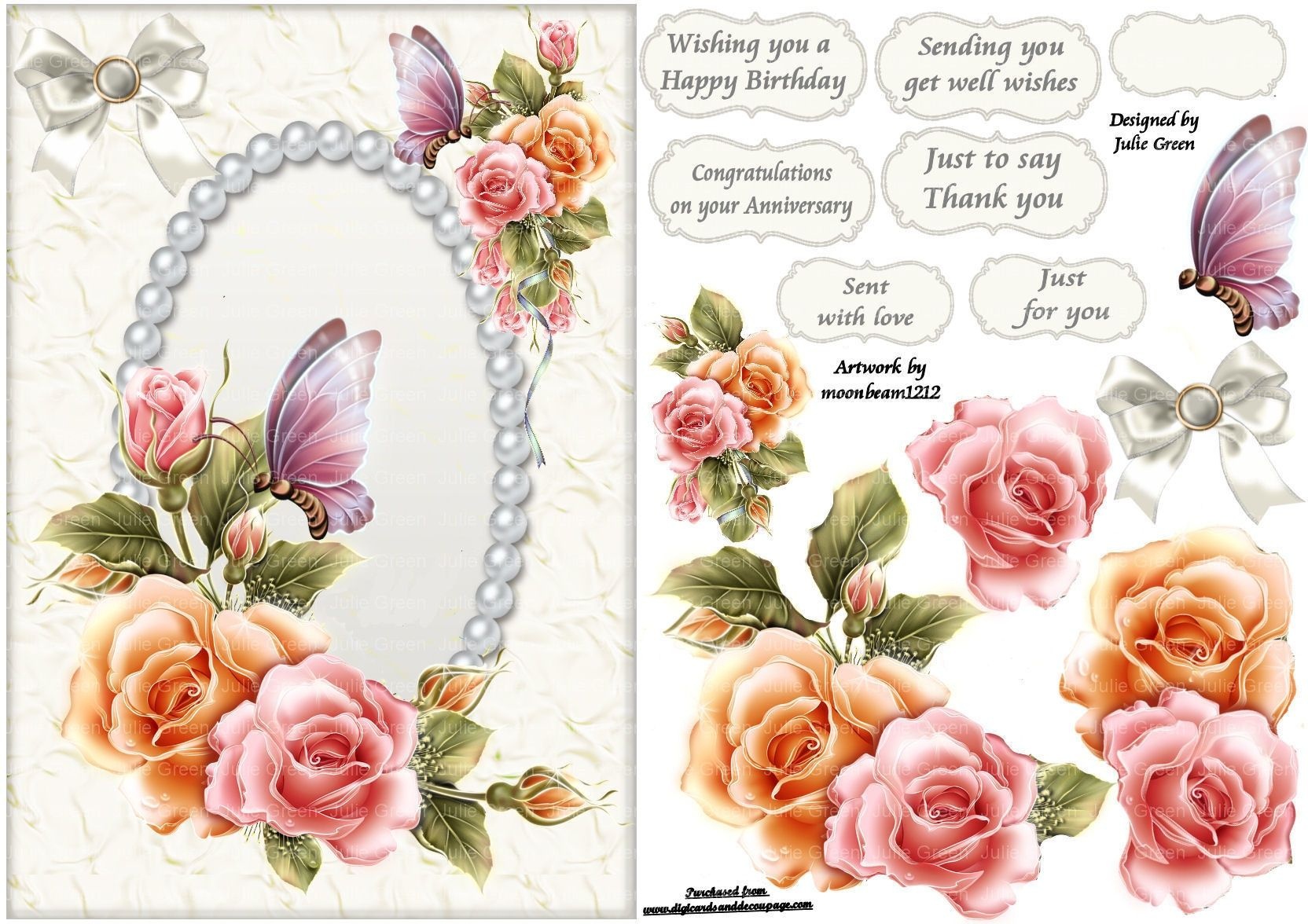 Free Printable Decoupage Card Templates - Google Search | 3D - Free Printable Decoupage Flowers