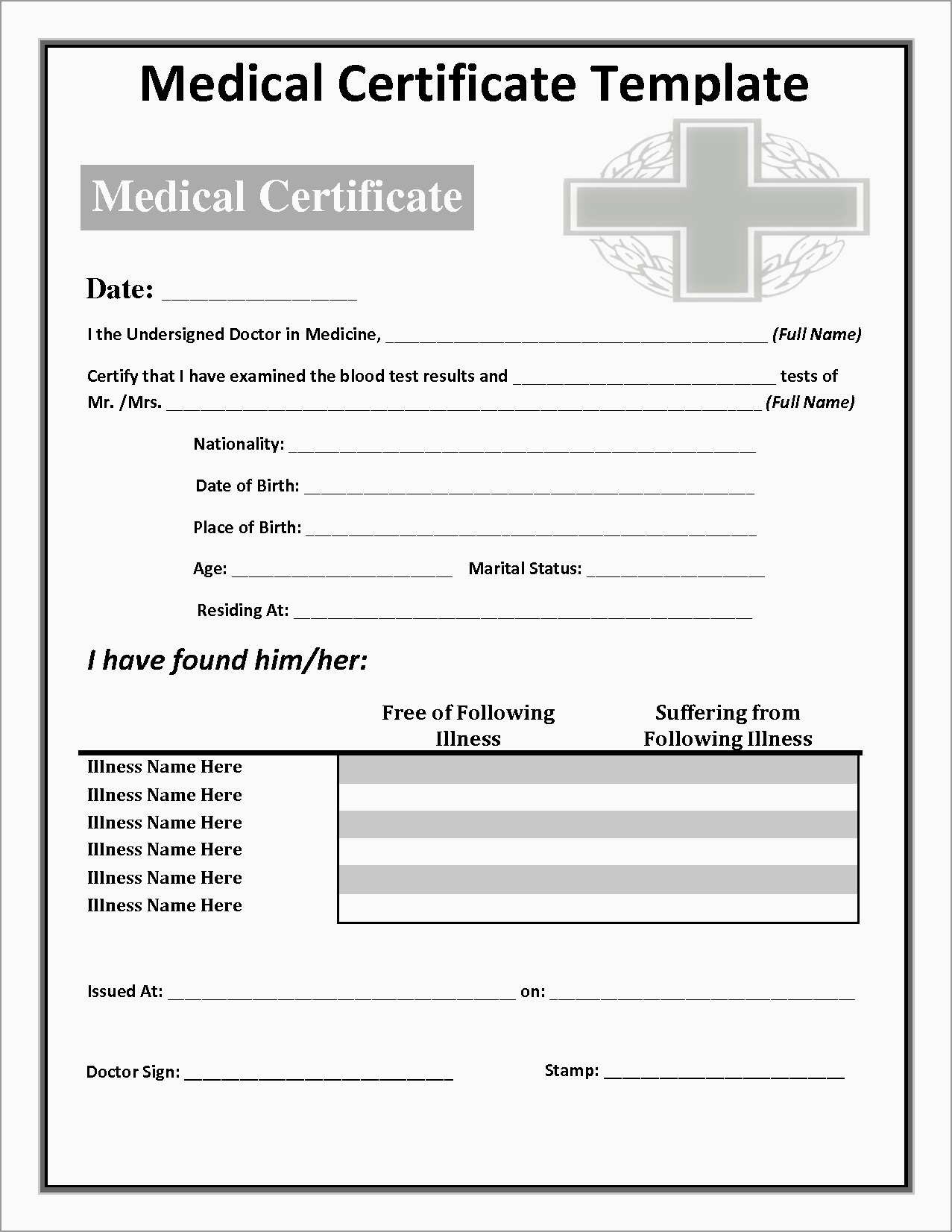 Free Printable Doctor Excuse Notes - Free Printable