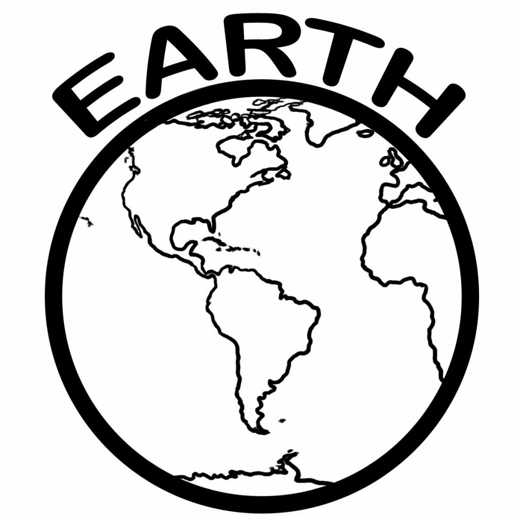 Free Printable Earth Coloring Pages For Kids - Free Printable Earth Pictures