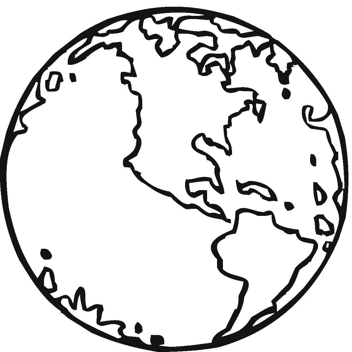Free Printable Earth Coloring Pages For Kids | Stuff | Earth - Free Printable Earth Pictures