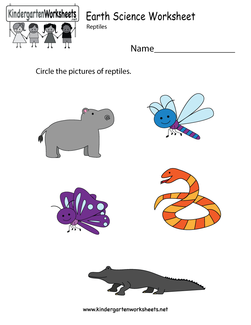 Free Printable Earth Science Worksheet For Kindergarten - Free